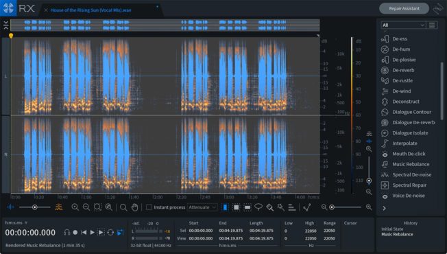 Izotope rx7 music rebalance download for pc